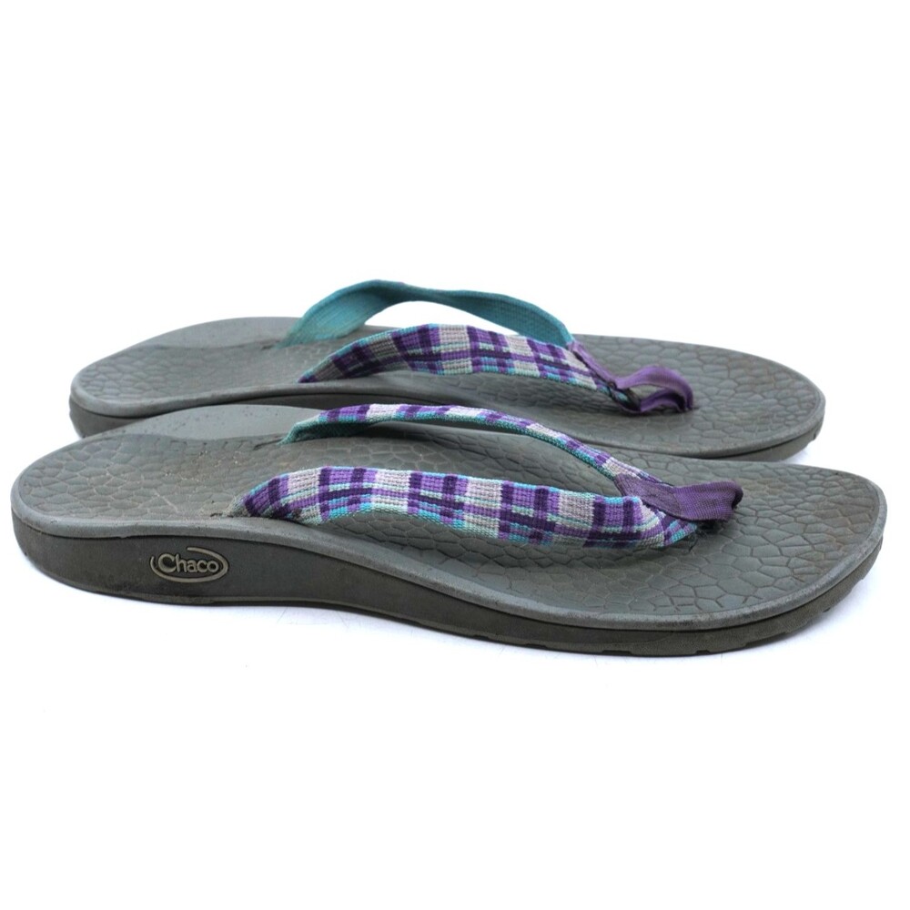 Chaco Flips Eco Tread Women's Sz 11 Flip Flop Outdoor Comfort Thong Sandals USA